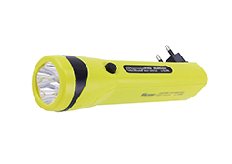 LANTERNA RECARREGÁVEL BIVOLT COLOR 4 LEDS BLISTER 