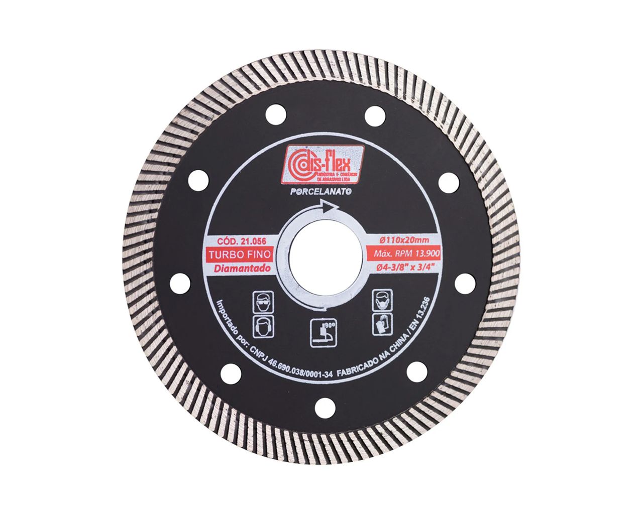 DISCO DIAMANTADO PORCELANATO TURBO ECO BLISTER