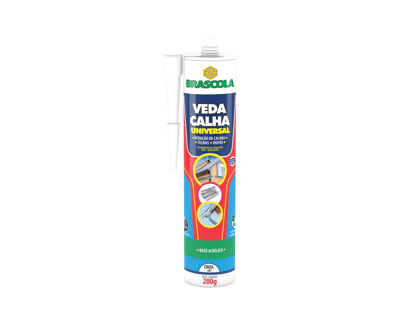 VEDA CALHA CINZA 280G