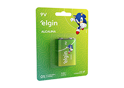 BATERIA ALCALINA ELGIN SONIC 9V BLISTER