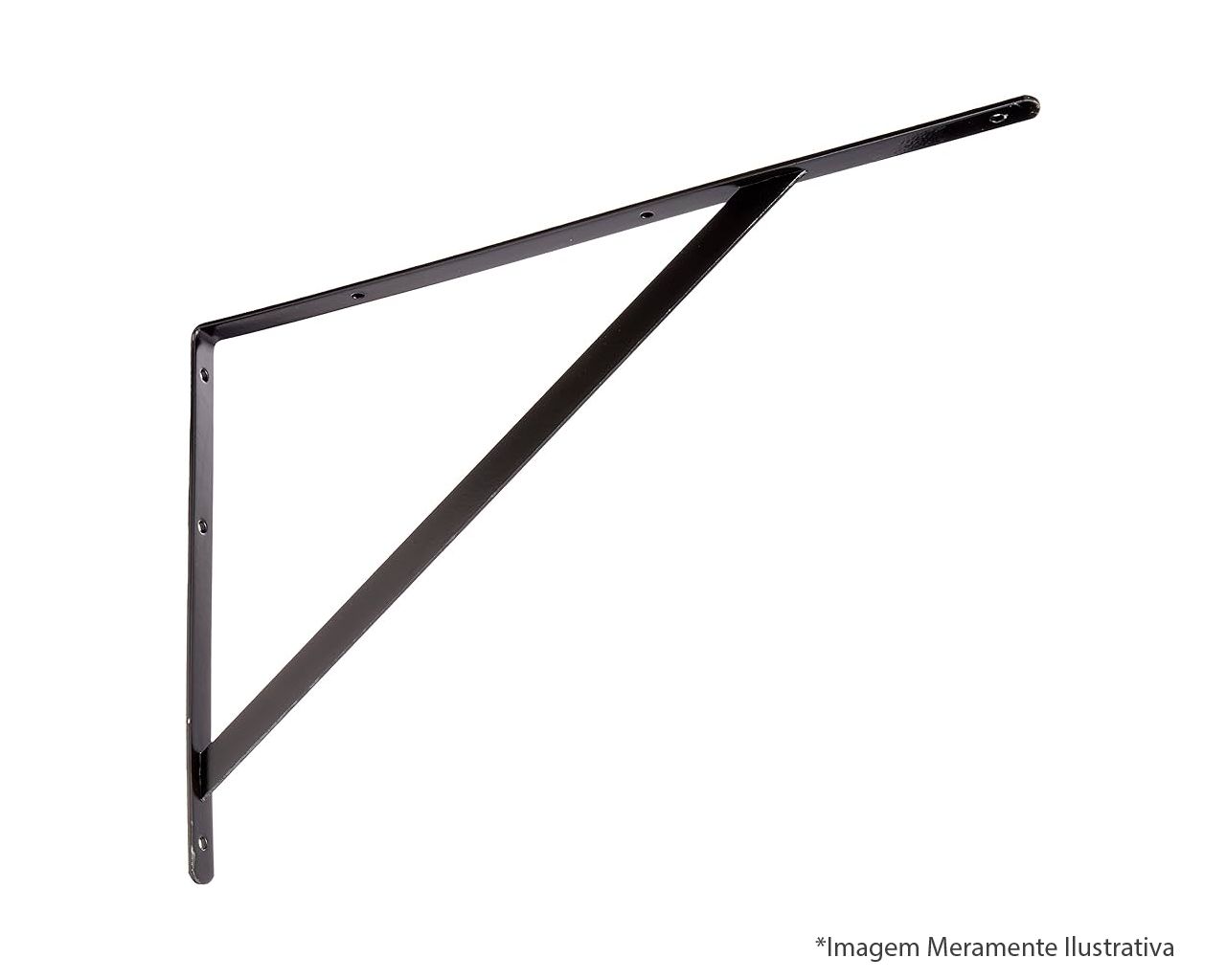 SUPORTE PARA PRATELEIRA JAPONÊS REFORÇADA PR 30CM