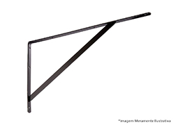 SUPORTE PARA PRATELEIRA JAPONÊS REFORÇADA PR 30CM