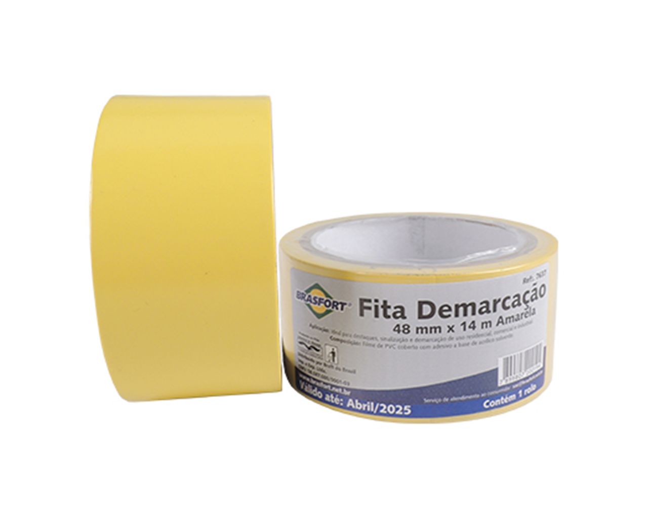 FITA DE DEMARCAÇÃO SOLO 48MMX14M AMARELO REF 7637