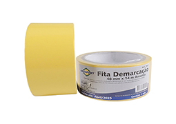 FITA DE DEMARCAÇÃO SOLO 48MMX14M AMARELO REF 7637