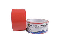 FITA DE DEMARCAÇÃO SOLO 48MMX14M VERMELHO REF 7639
