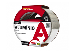 FITA ALUMÍNIO 25MMx30M 233 ALTA TEMPERATURA BLISTER