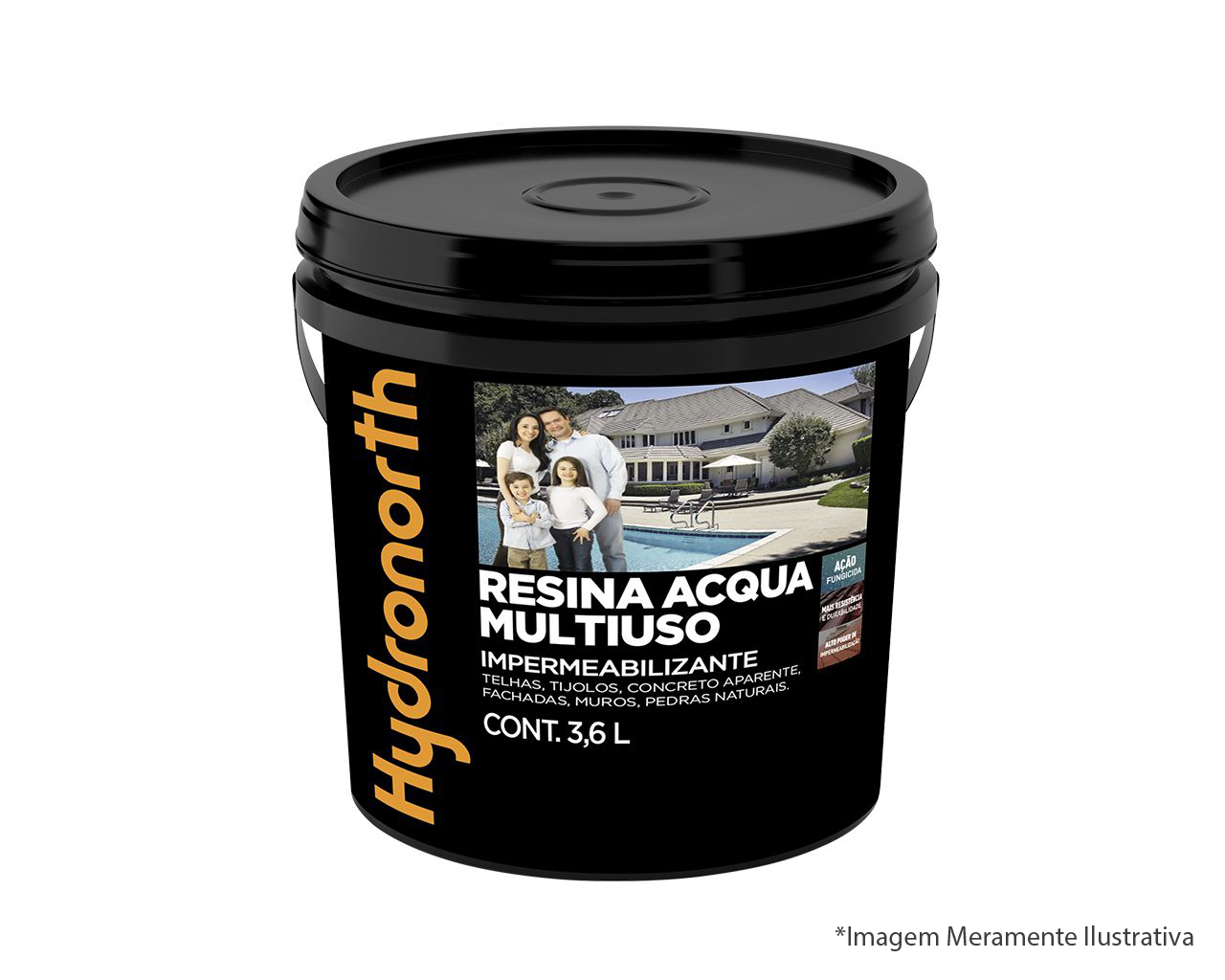 RESINA ACQUA MULTIUSO INCOLOR FOSCO 3,6L
