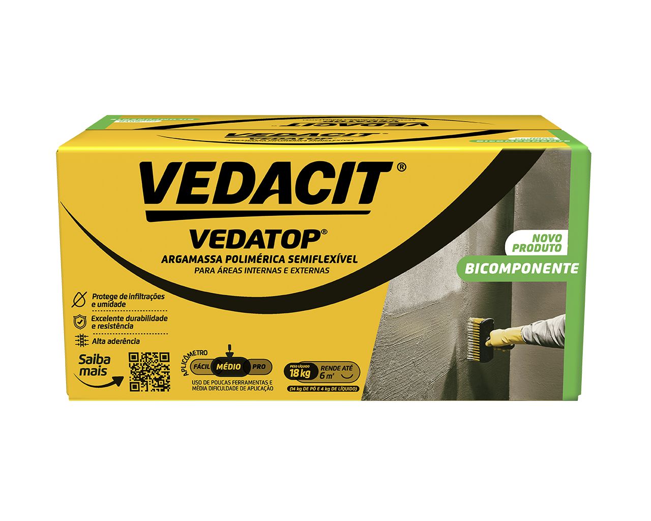 VEDATOP VEDACIT BICOMPONENTE 18KG CAIXA