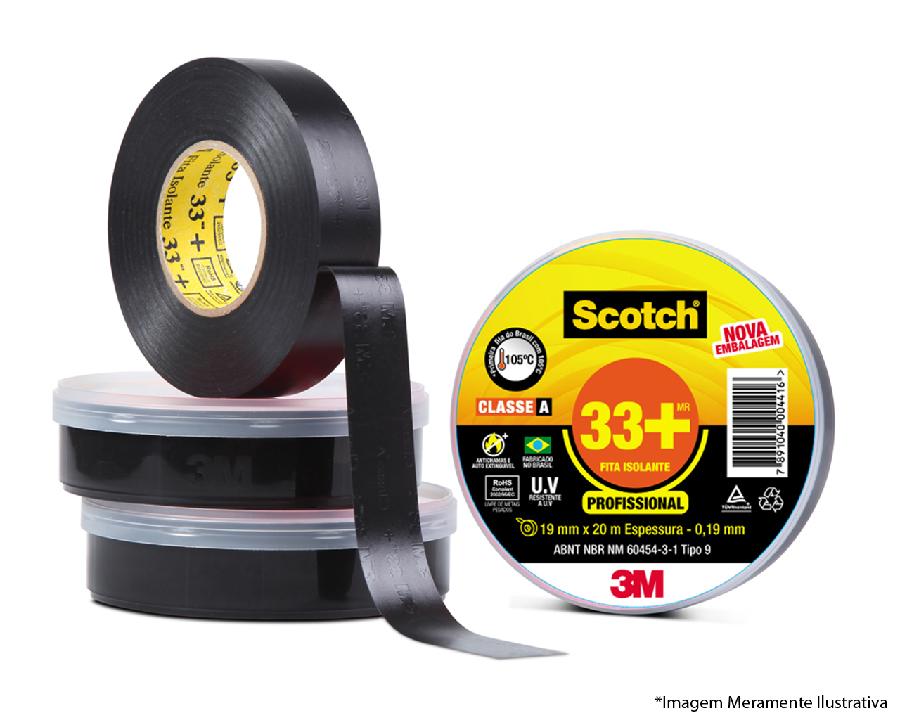 FITA ISOLANTE 33+ 19MMx05M