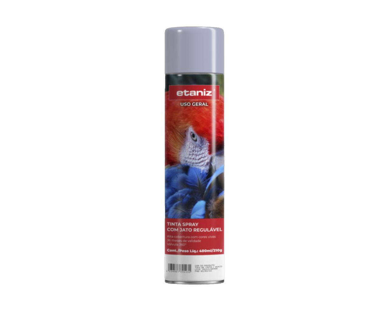 TINTA SPRAY PARA USO GERAL CINZA MEDIO 400ML/210G