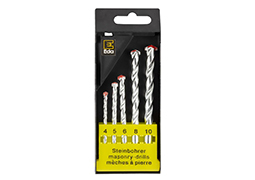 BROCA VIDEA JOGO 5PCS 4/5/6/8/10MM BLISTER 2WO