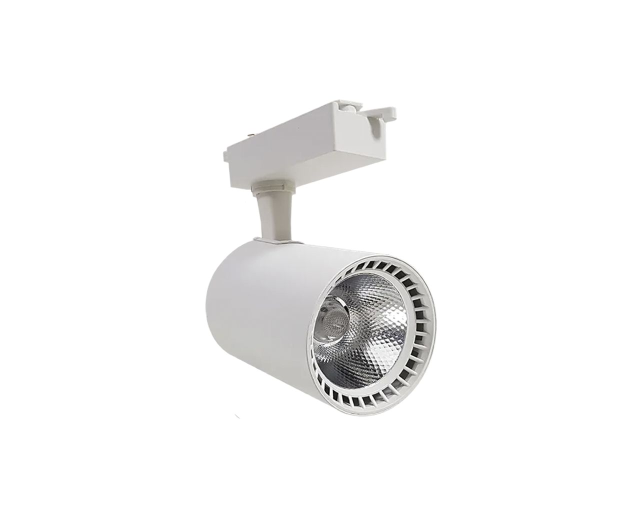 LUMINÁRIA LED SPOT PARA TRILHO BRANCA 10W 3000K LUZ AMARELA BIVOLT