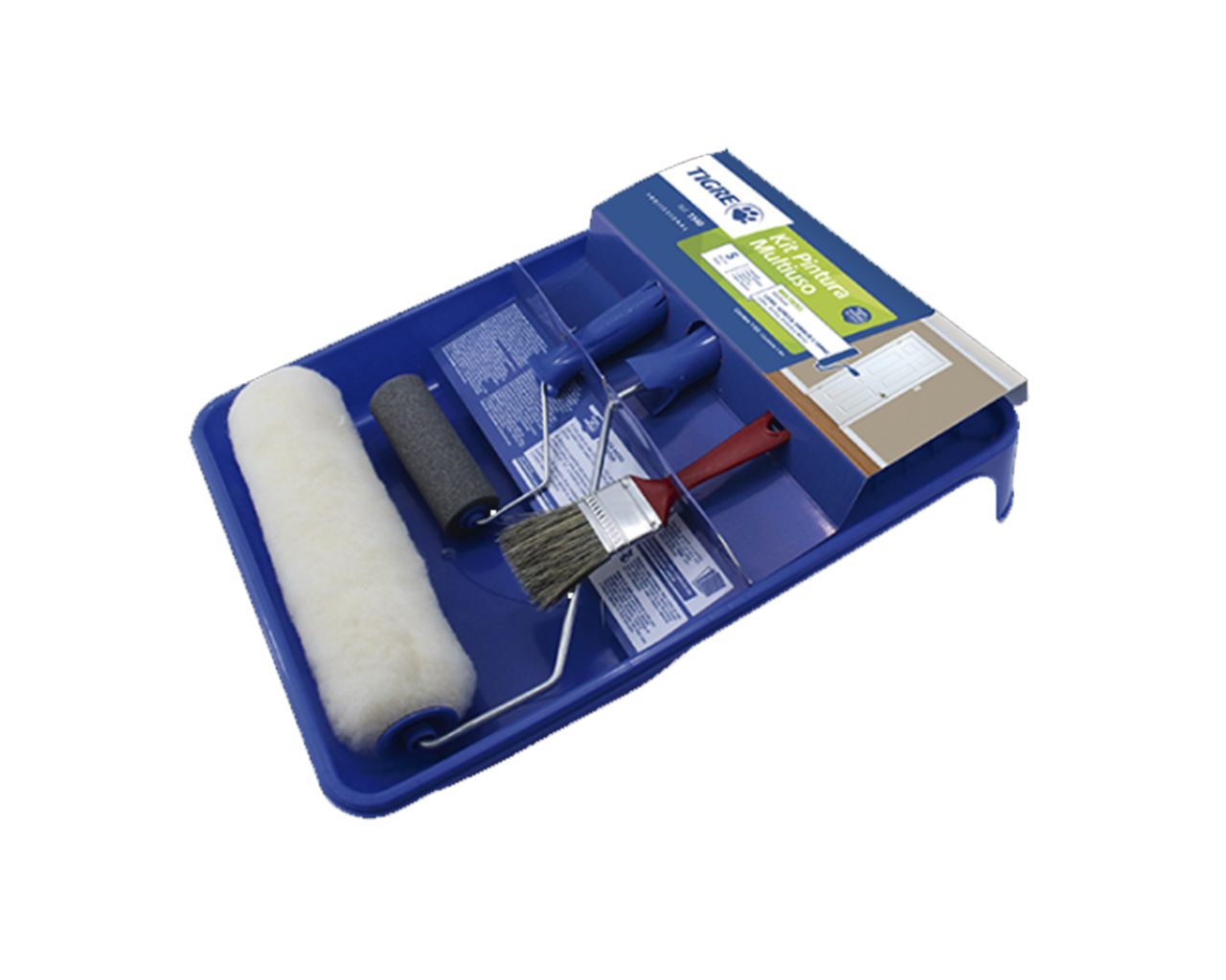 KIT PRATIC PINTURA COM 5 PEÇAS TIGRE 1540