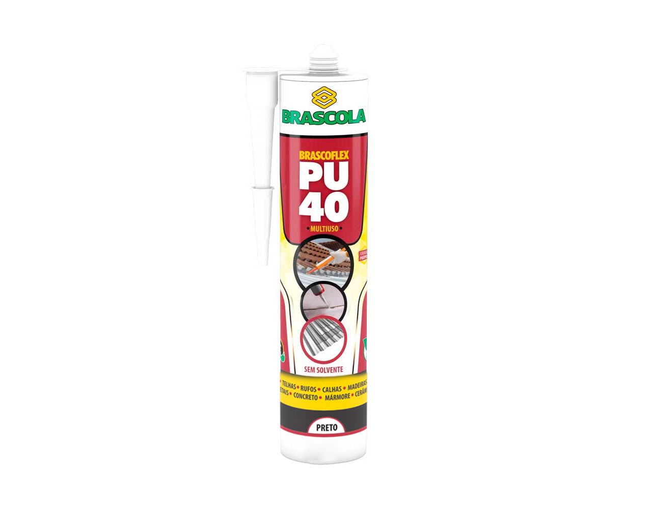 SELANTE PU 40 PRETO 380G