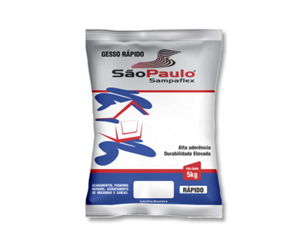 GESSO ESTUQUE 5KG RÁPIDO