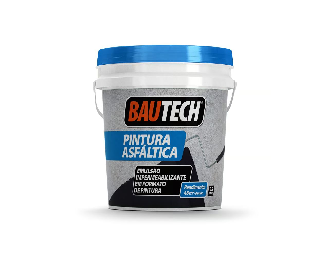 BAUTECH PINTURA ASFÁLTICA BALDE 12 L