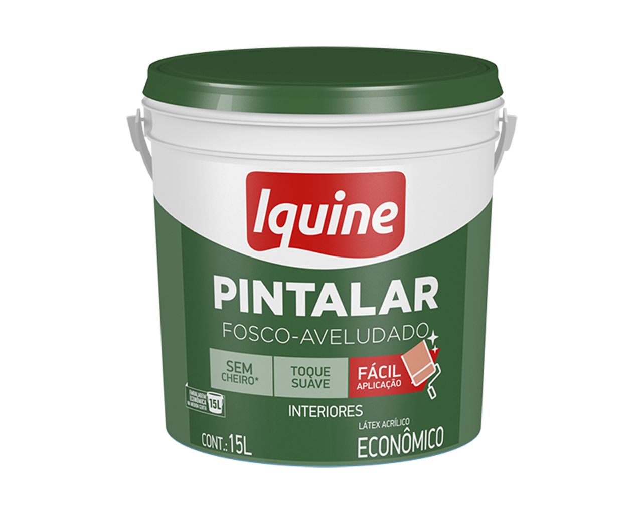 TINTA PINTALAR ACRÍLICA ECONÔMICA BRANC0 15L IQUINE