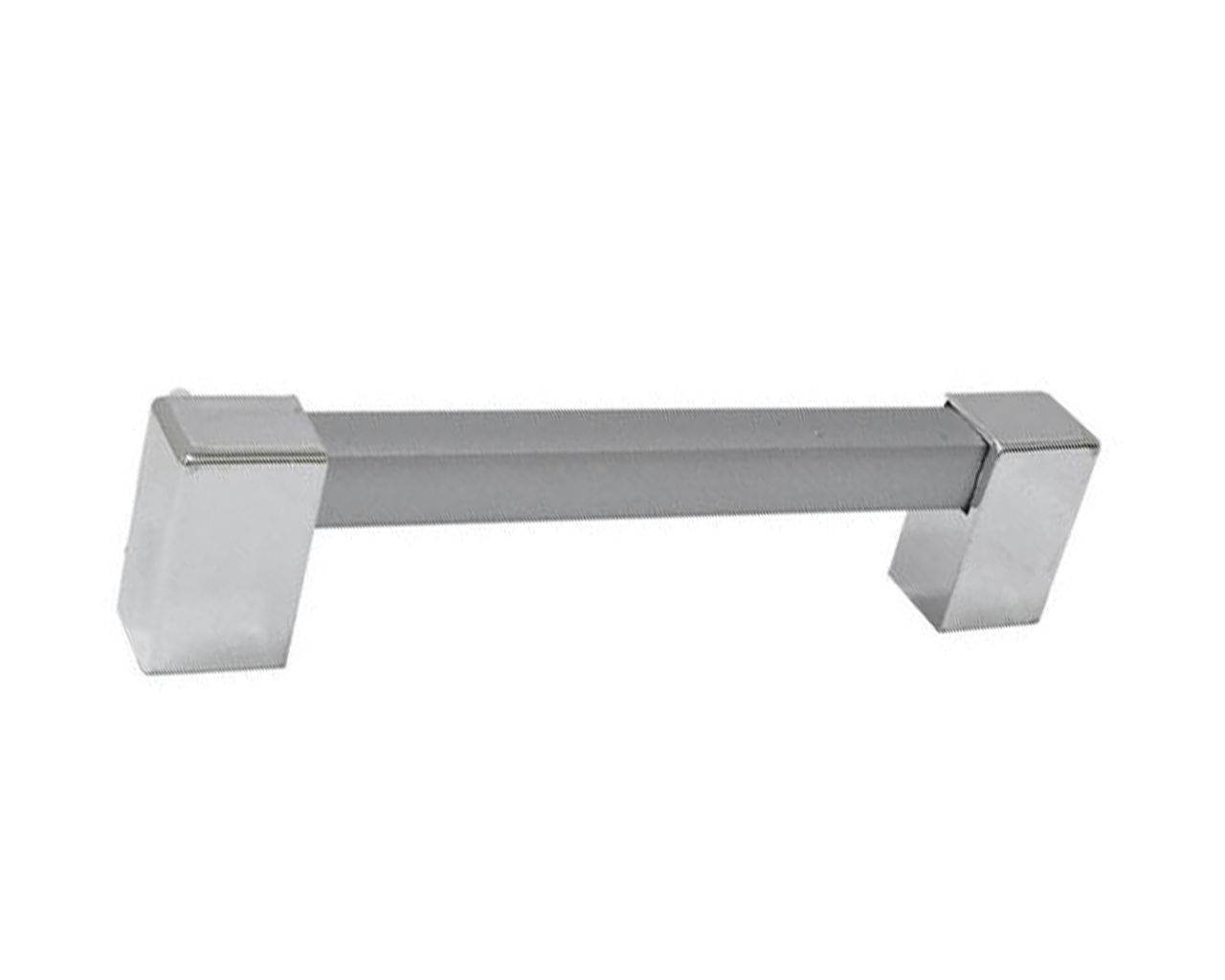 PUXADOR ABS KANKUM 160MM ALUF/CROM COM2PCS