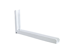 CANTONEIRA MÃO FRANCESA DOBRÁVEL 38CM BRANCA