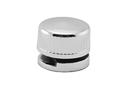 BOTÃO FRANCÊS CROMADO METAL COM 20PCS