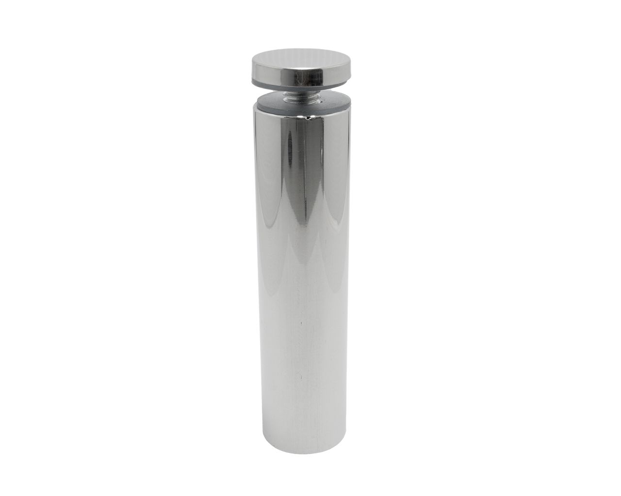 ESPACADOR DE VIDRO 10CM METAL CROMADO