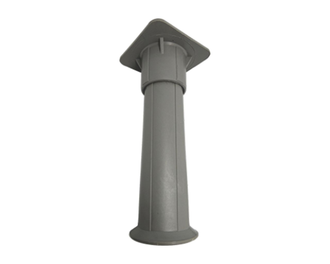 PÉ MÓVEIS RIO REGULÁVEL 140MM CINZA