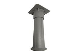 PÉ MÓVEIS RIO REGULÁVEL 140MM CINZA