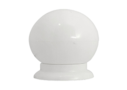 PUXADOR ABS BOLA GRANDE 1 FURO BRANCO COM 2PCS