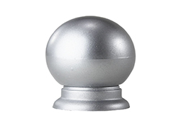 PUXADOR ABS BOLA GRANDE 1 FURO ALUF COM 2PCS