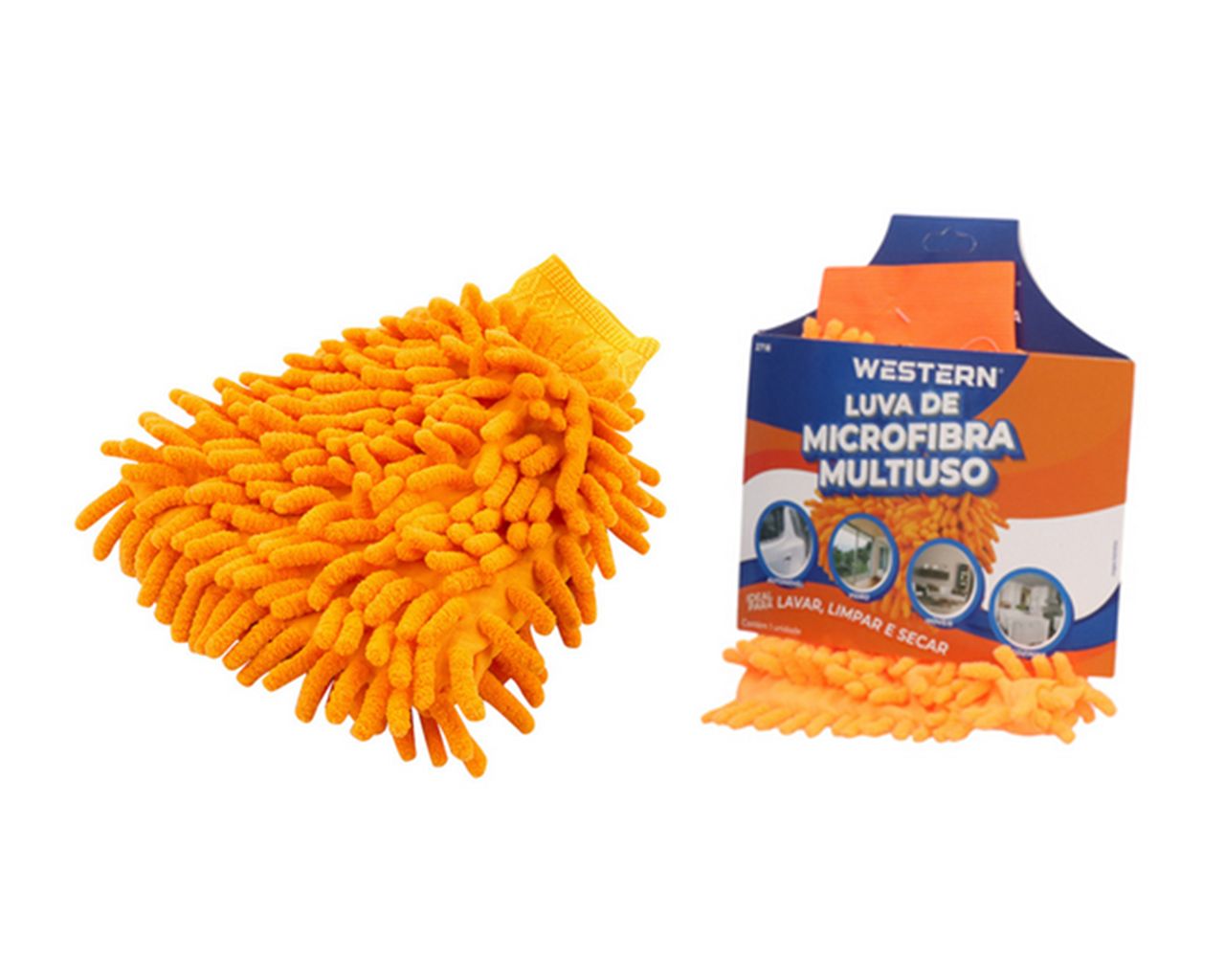 LUVA MICROFIBRA MULTIUSO BLISTER