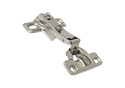 DOBRADIÇA PRESSÃO 26MM CURVA METAL COM 2 PEÇAS