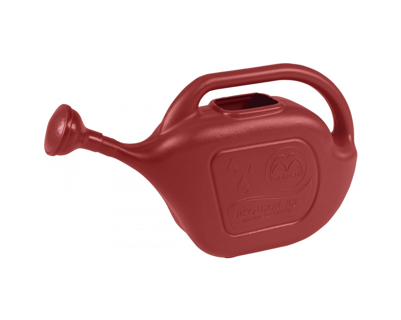 REGADOR PLÁSTICO VERMELHO 05 L