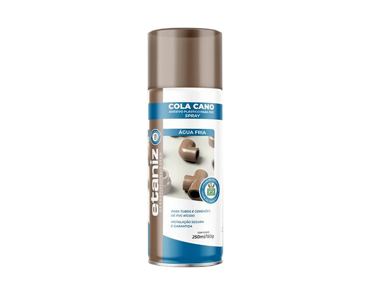 COLA CANO ADESIVO PVC SPRAY ÁGUA FRIA 250ML/150G