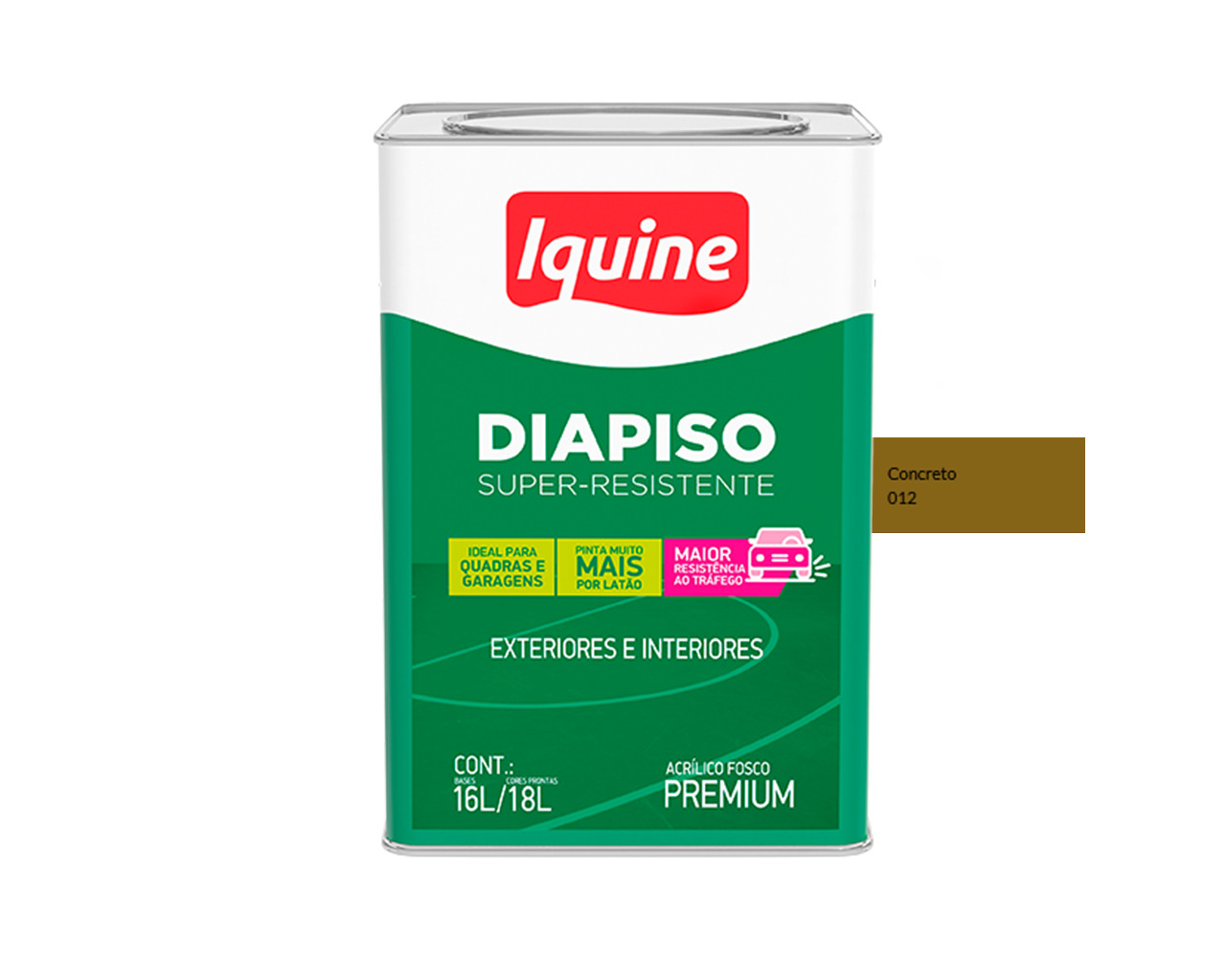 TINTA PISO DIAPISO CONCRETO LTA 18L