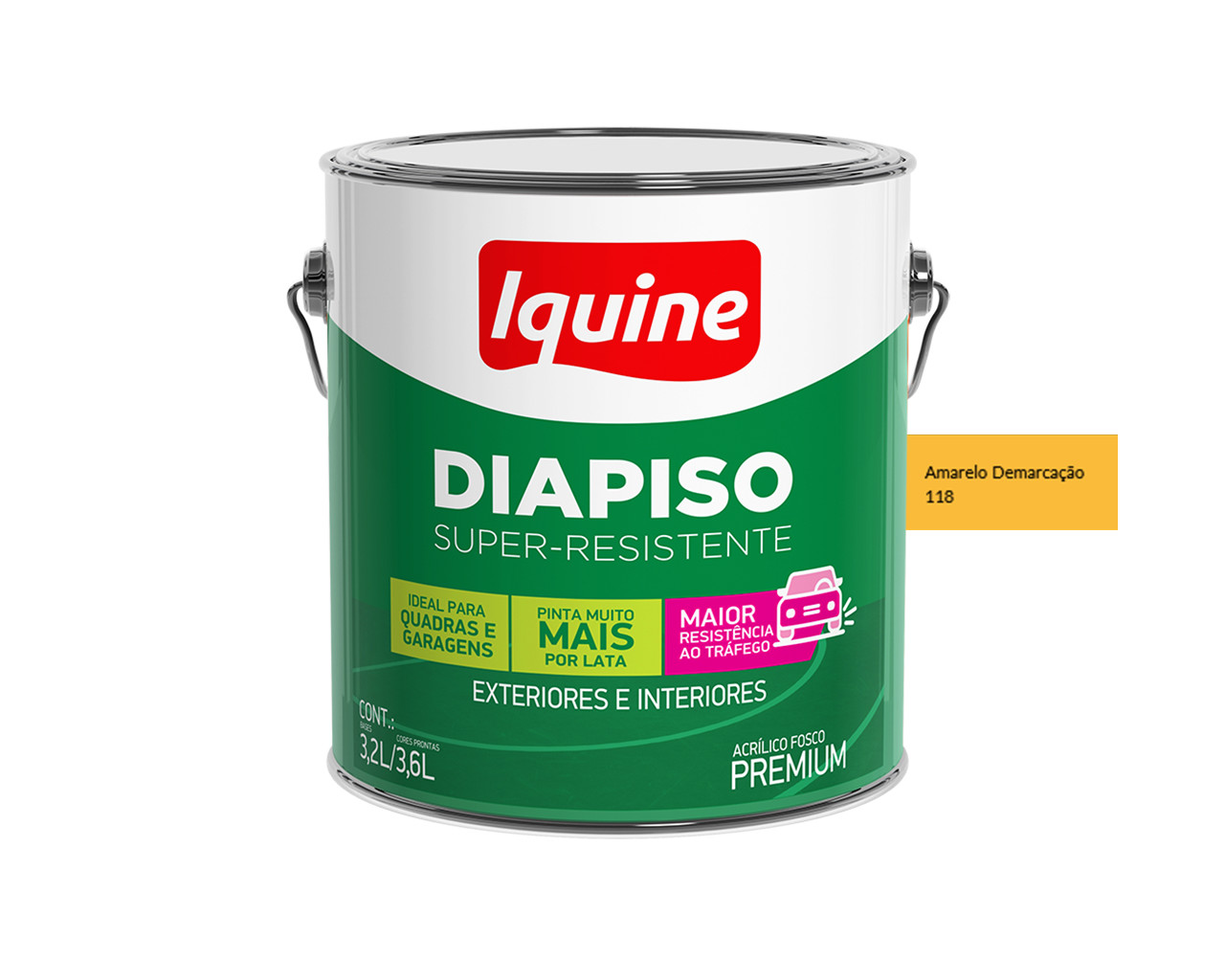TINTA PISO DIAPISO AM DEMARCAÇÃO GAL 3,6L