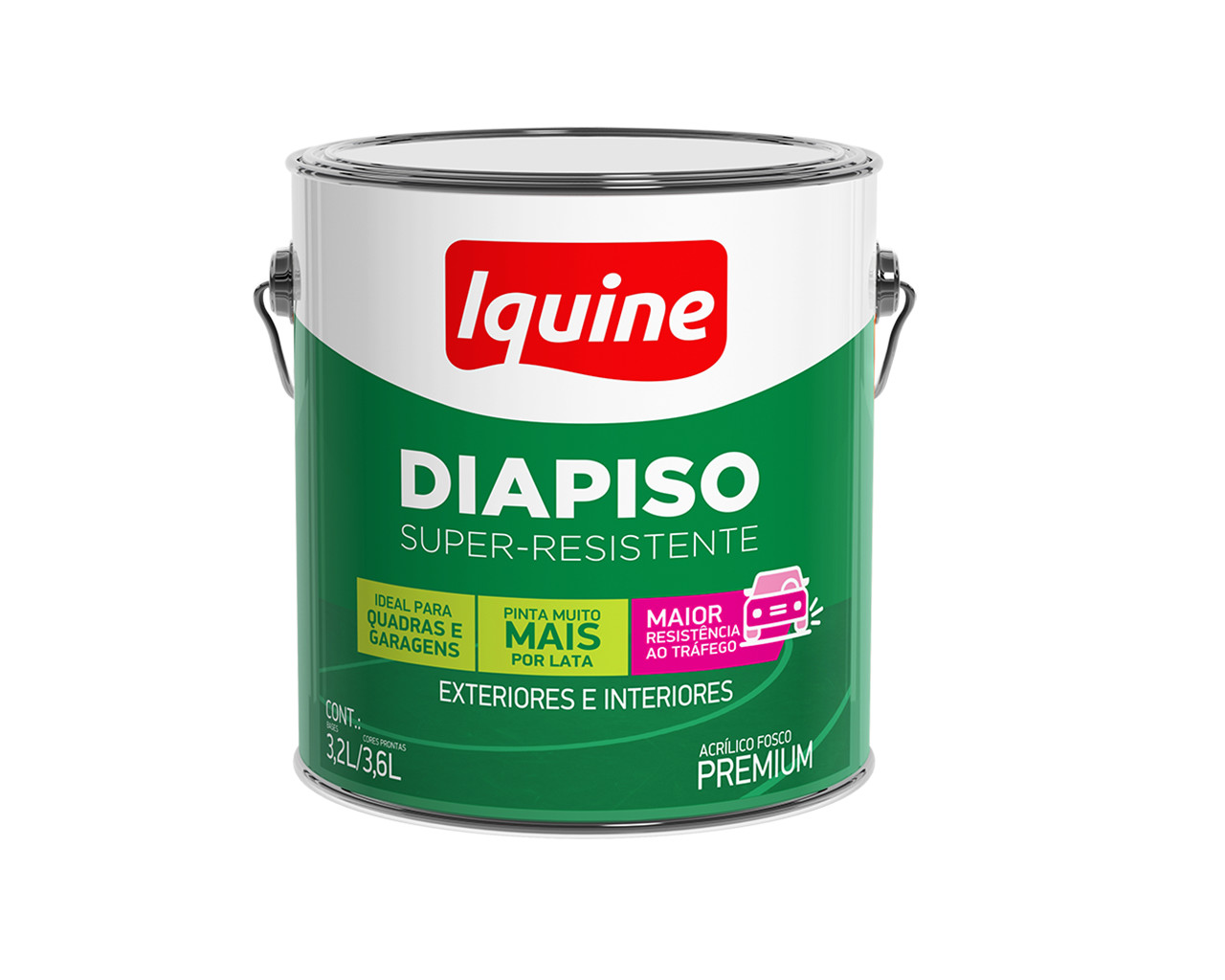 TINTA PISO DIAPISO BRANCO GAL 3,6L