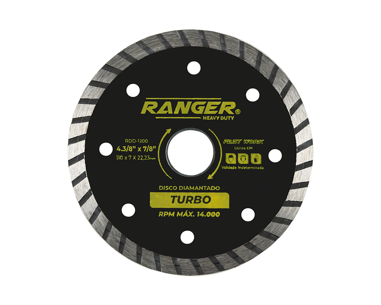 DISCO DIAMANTADO TURBO 110MM BLISTER