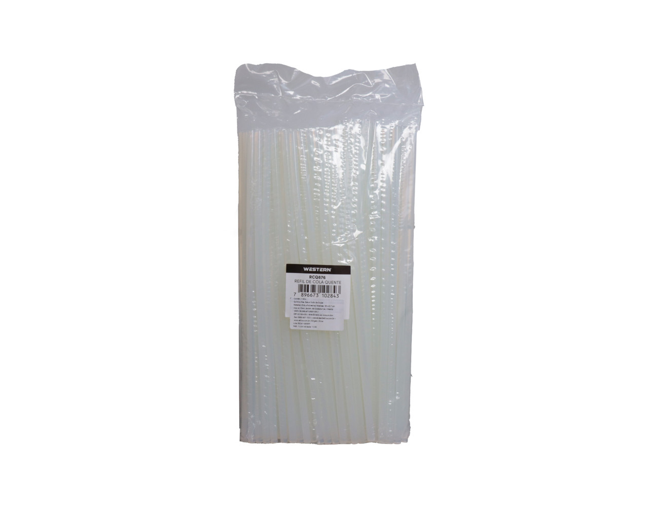 REFIL COLA QUENTE TRANSPARENTE PEQUENO 1 KG