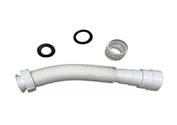 SIFÃO SANFONADO PORCA PLÁSTICA UNIVERSAL ATÉ 70CM BLISTER