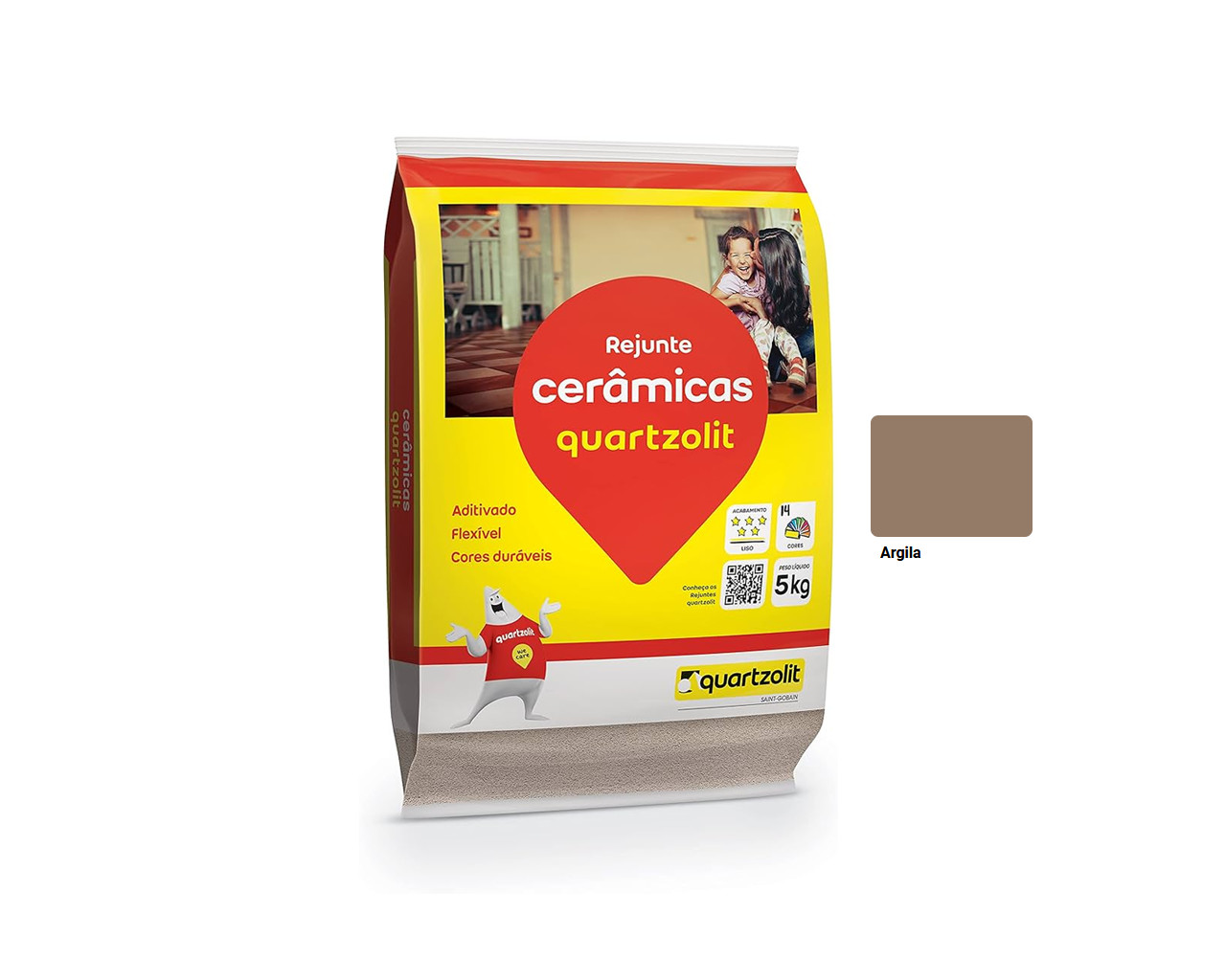 REJUNTE QUARTZOLIT CERAMICAS ARGILA 5KG