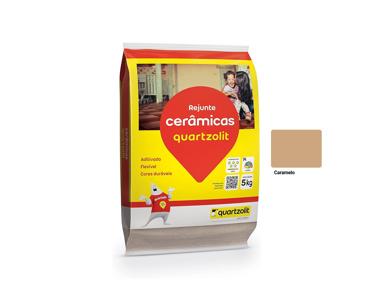 REJUNTE QUARTZOLIT CERAMICAS CARAMELO 5KG