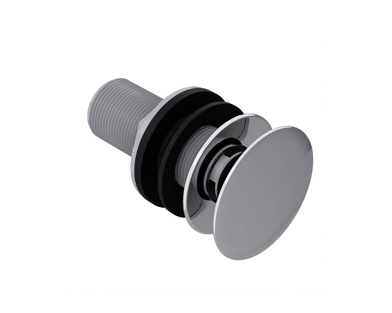 VÁLVULA CLICK PP TAMPA INOX PARA LAVATÓRIO 61X78MM