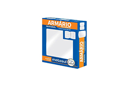ARMARIO METASUL PLAST 46,5X36X11,5CM BRANCO