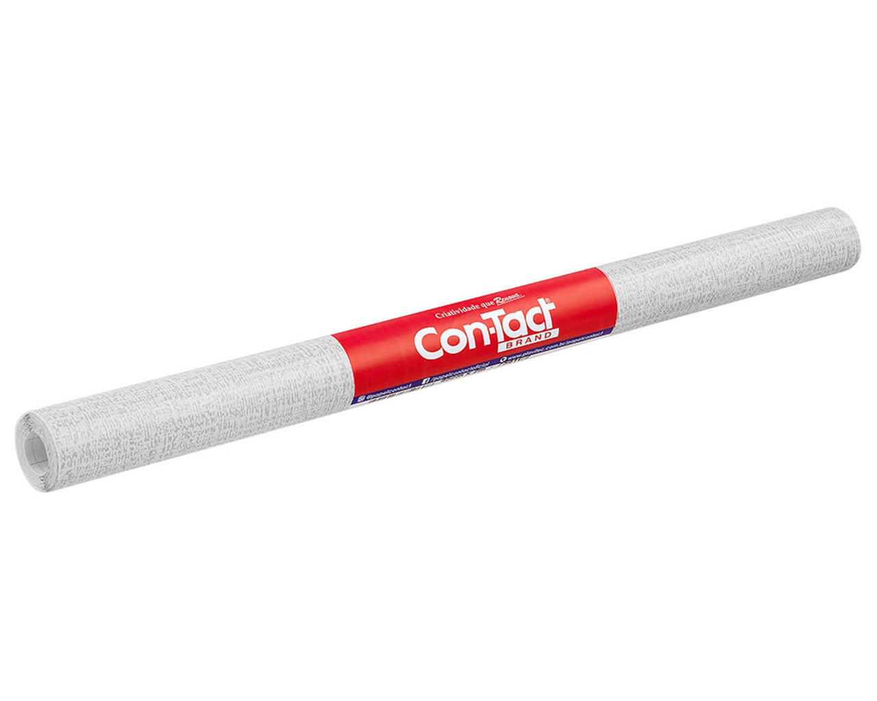 PAPEL DE PAREDE ADESIVO TEXTURIZADO CINZA 50CMX2,80M 