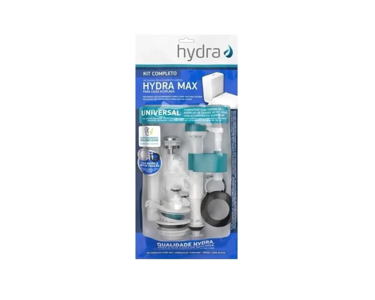 KIT UNIVERSAL P/CAIXA DESCARGA SIMPLES