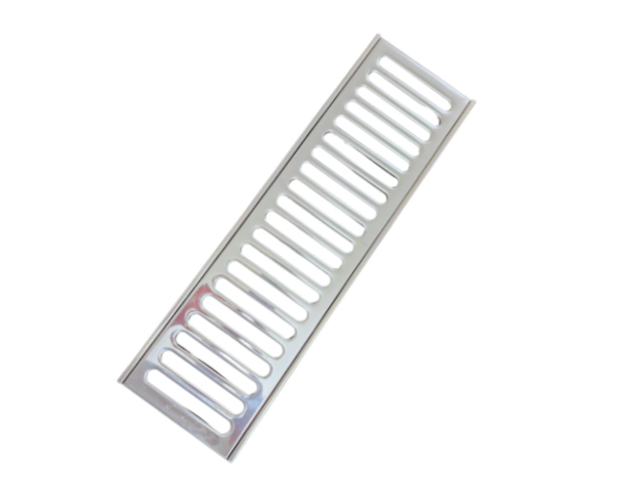 GRELHA INOX RETANG C/SUPORTE 010X50