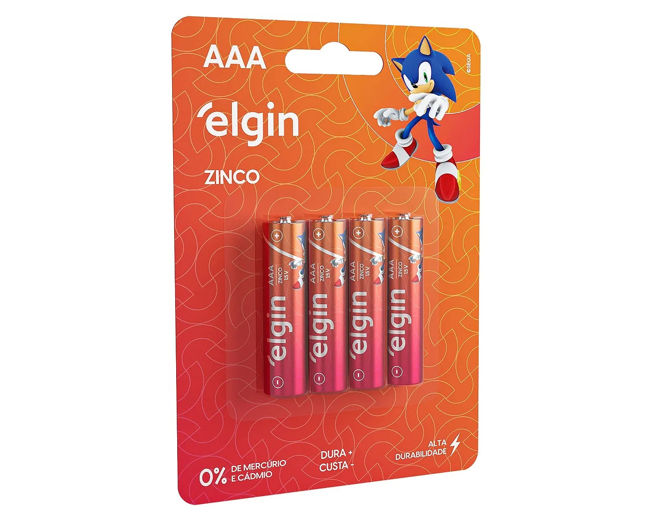 PILHA ZINCO AAA 4PCS BLISTER