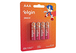 PILHA ZINCO AAA 4PCS BLISTER