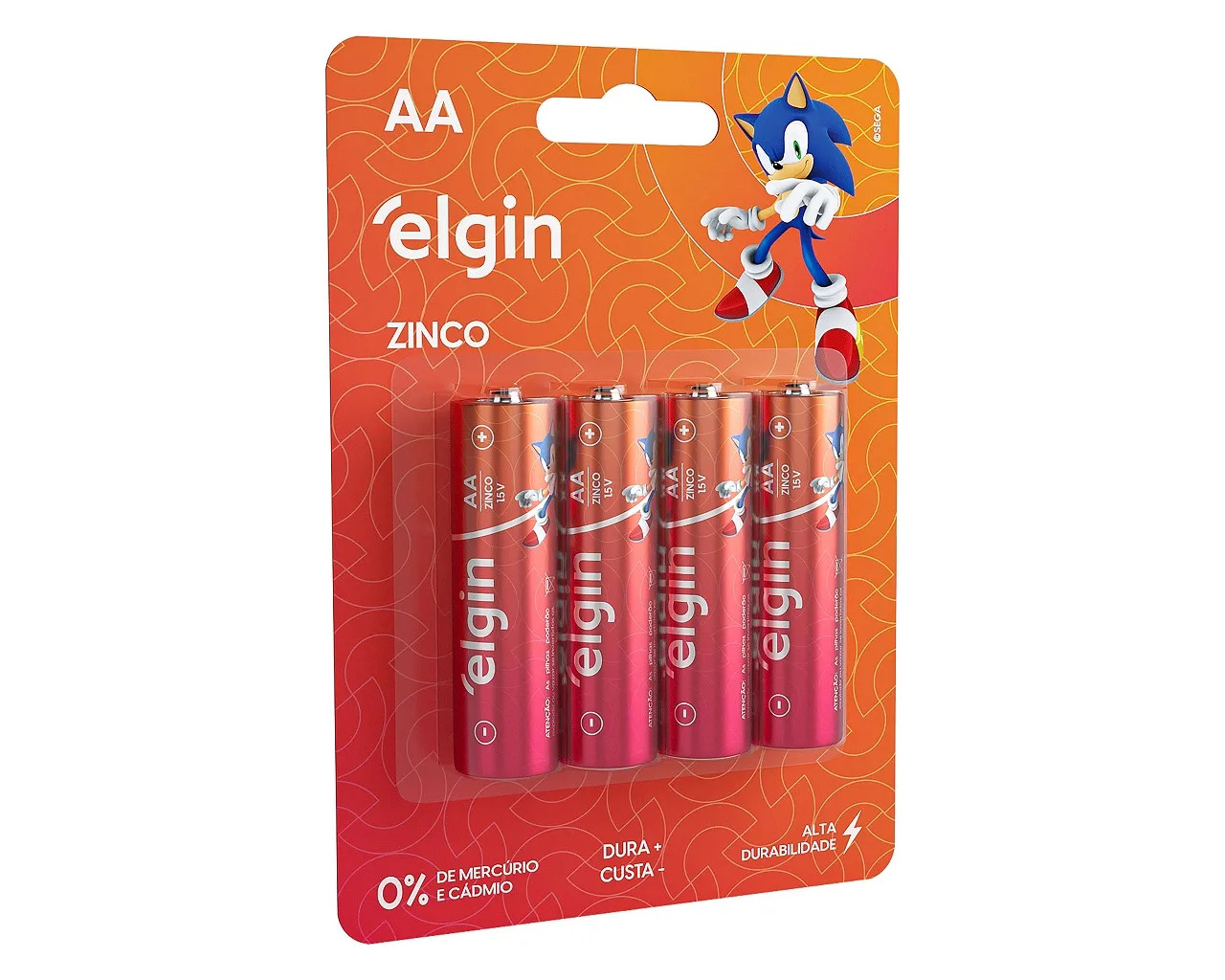PILHA ZINCO AA 4PCS BLISTER