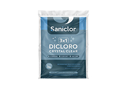 CLORO DICLORO CRYSTAL CLEAR 40 MULTI AÇÃO 3X1 1KG